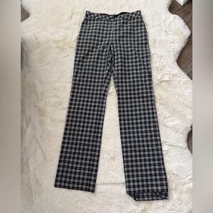 Burberry Women’s Monochrome Checkered Golf Pants